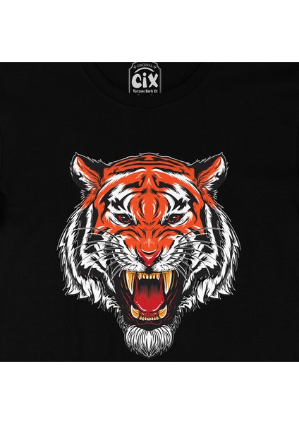 Kızgın Kaplanlı Siyah Tişört fiyatları