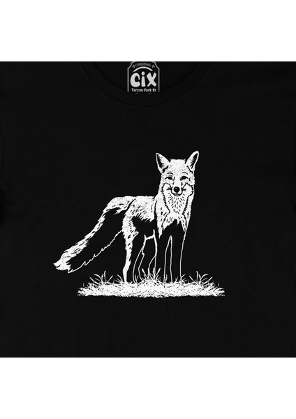 Doğadaki Beyaz Tilki Siyah Tişört fiyatları