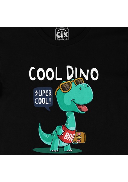 Cool Dinozorlu Siyah Tişört fiyatları