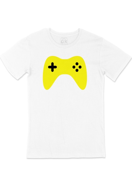 Sarı Joystick Tişört