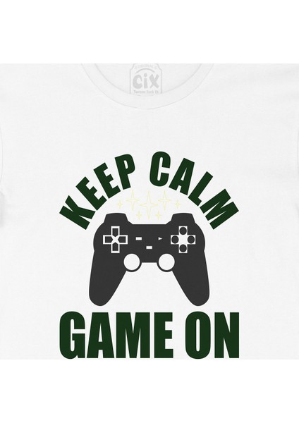 Keep Calm Game On Tişört fiyatları
