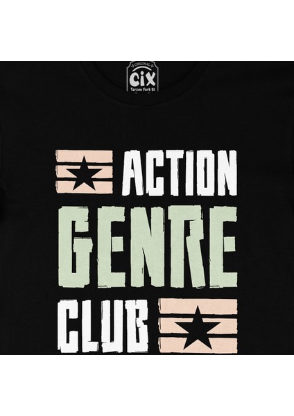 Action Genre Club Siyah Tişört fiyatları