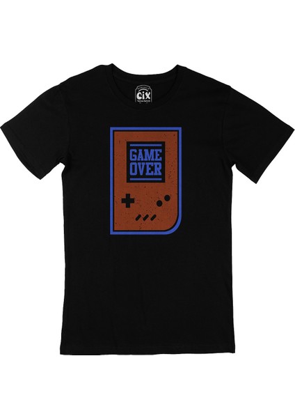Game Over Siyah Tişört
