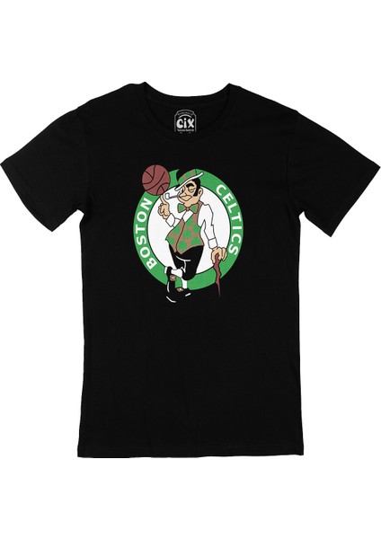 Boston Celtics Siyah Tişört
