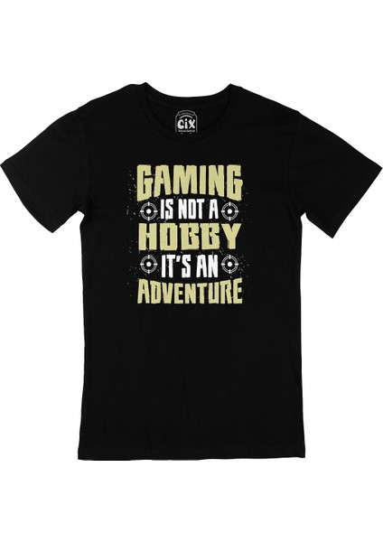 Gaming Is Not A Hobby Siyah Tişört