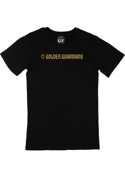 Golden Guardians Siyah Tişört