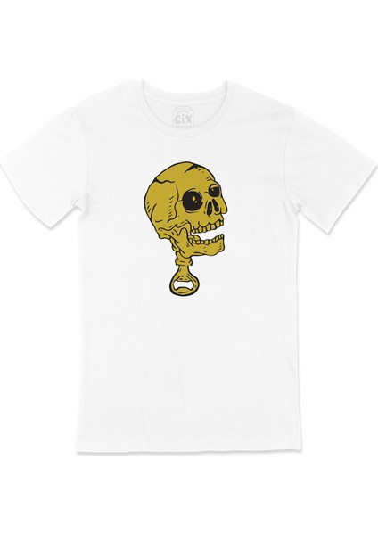 Sarı Kuru Kafa Tişört