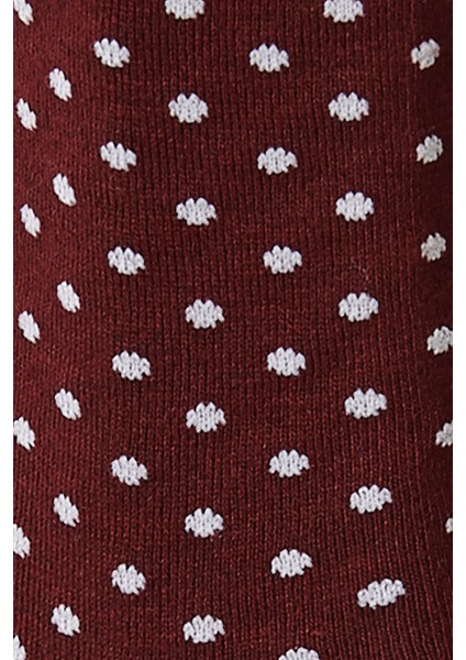 ALTINYILDIZ CLASSICS Erkek Bordo Bordo Desenli Uzun Soket Çorap