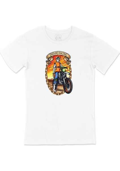 Motor Enduro Racing Tişört