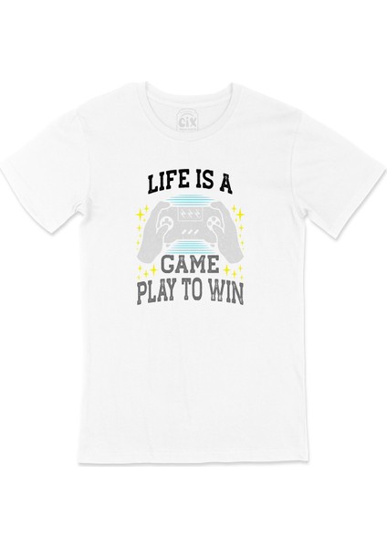 Life Is A Game Tişört