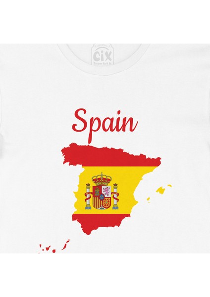 Ispanya Haritalı ve Bayraklı Tişört fiyatları