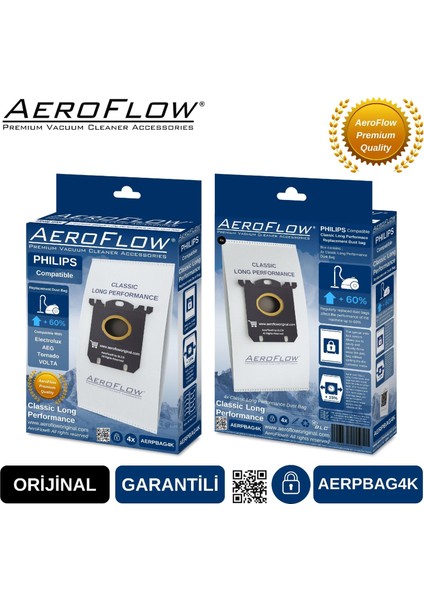 Powergo FC8293 - FC8296 Uyumlu Toz Torbası (Aeroflow)