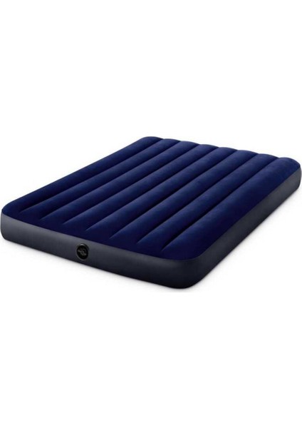 Çift Kişilik Şişme Yatak Set 137X191X25CM(POMPA+YASTIK)