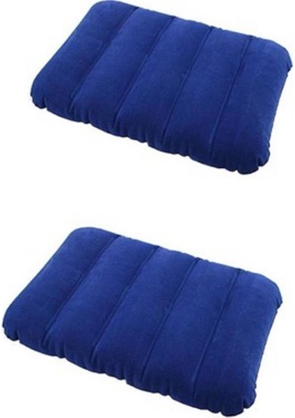 Çift Kişilik Şişme Yatak Set 137X191X25CM(POMPA+YASTIK)