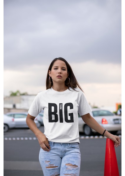 Big Thing Baskılı Kadın T-Shirt