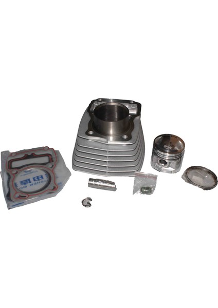 Cg 125 Silindir Piston 125CC Komple 56.50 mm 15 Perno Zong Shen Ys