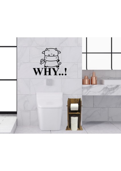 Gift Doğal Masif Ahşap Tuvalet Kağıtlığı ve Konsept Banyo Duvar Dekoru-8