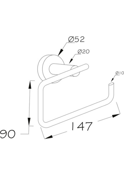 Inci Siyah Kapaksız Kağıtlık + Yuvarlak Havluluk Banyo Seti fiyatları