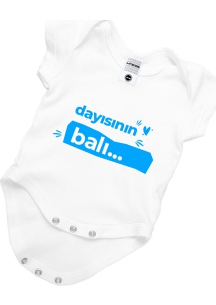 Dayısının Balı Baskılı Bebek Zıbını Body