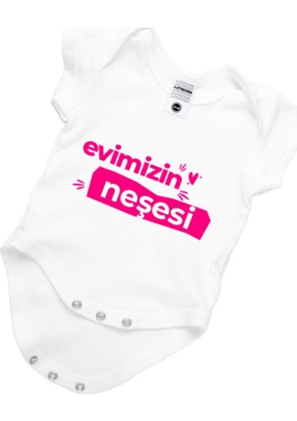 Kız Bebek Beyaz Evimizin Neşesi Body