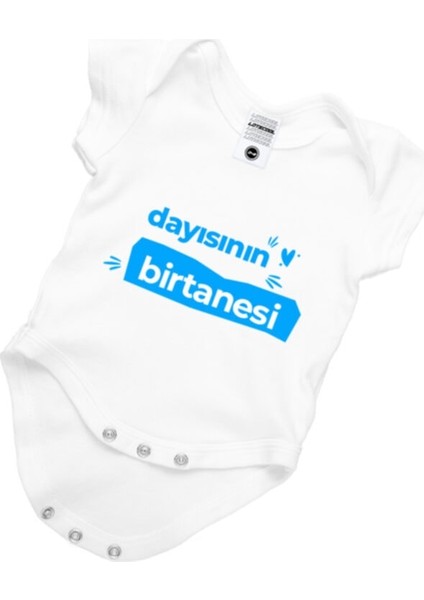 Dayısının Bir Tanesi Baskılı Bebek Zıbını Body