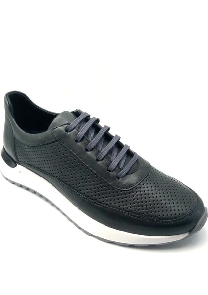 Lucıano Bellini Casual Gri Deri Erkek Ayakkabı