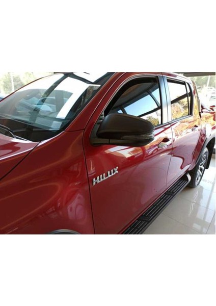 Toyota - Hılux Revo Ayna Kapağı Kaplama / Siyah 2016-2020 modelleri
