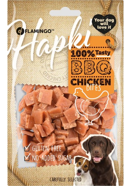 Hapki Glutensiz Şeker Ilavesiz Barbekülü Tavuklu Atıştırmalıklar 85 gr