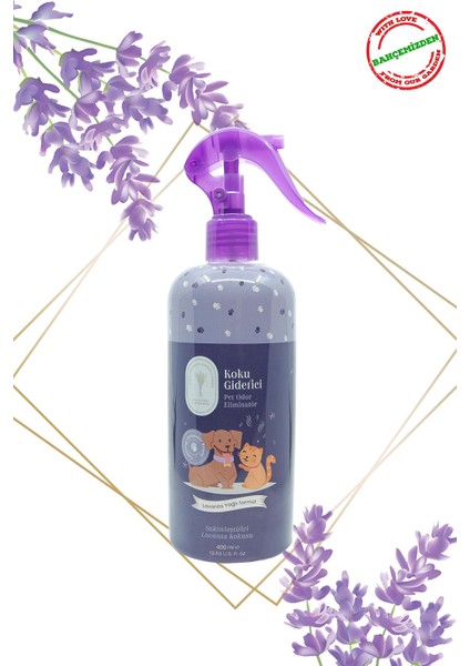 Gallipoli Lavender Parazit Önleyici Köpek Şampuanı 400 Ml+Pet Koku Giderici 400 ml