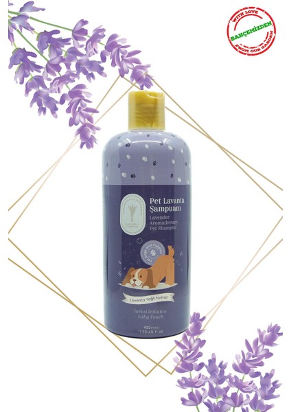 Gallipoli Lavender Parazit Önleyici Köpek Şampuanı 400 Ml+Pet Koku Giderici 400 ml