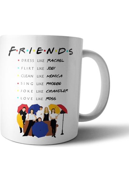 Friends Kupa Bardak Model 3
