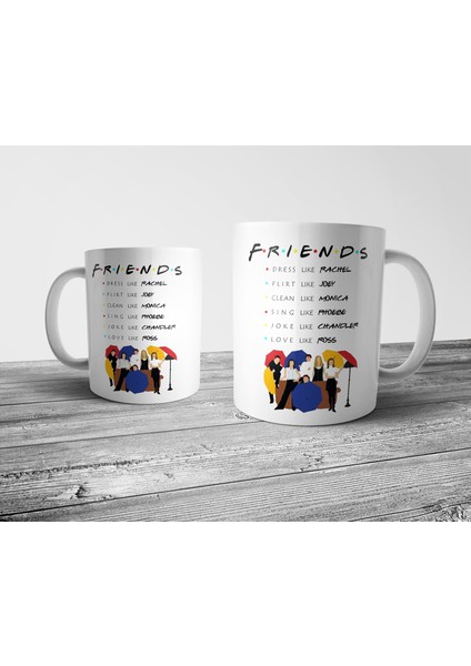Friends Kupa Bardak Model 3