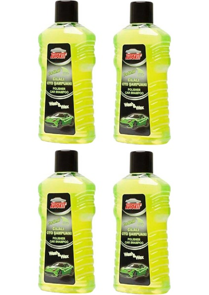 Cilalı Oto Şampuanı 1000 ml 4'lü Ekonomik Set