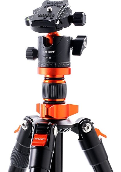 K&f Concept SA254M2 Alüminyum Tripod + Ball Head Kit
