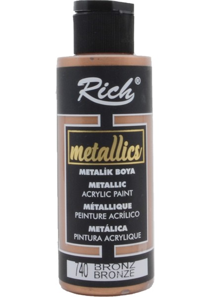 Metalik Akrilik Boya 120 ml Bronz