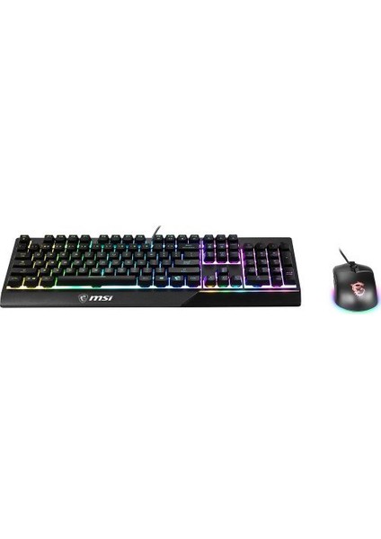 Msı Vigor GK30 Tr Rgb Gaming Klavye Mouse Set