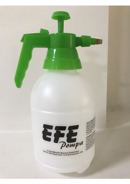 2 Litrelik Mekanik Basınçlı Beyaz Pompa fiyatları