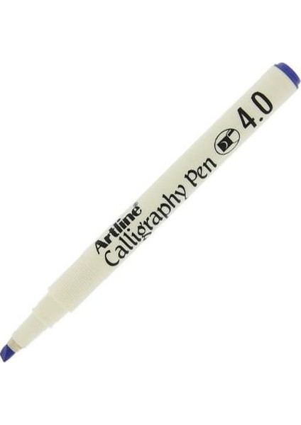 Callighraphy Pen 4.0 mm 3'lü 2 Siyah 1 Mavi