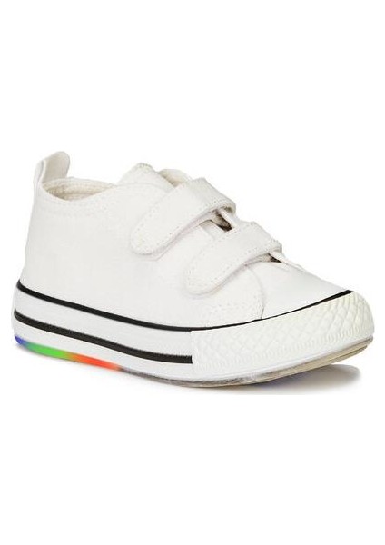 Unisex Çocuk Spor Ayakkabı – Hafif Tekstil, Işıklı Taban ve Rahat Bağcıklı Günlük Kullanım Tasarımı