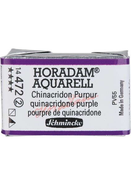 : Horadam Aquarell Artist : Tam Tablet Sulu Boya : Seri 2 : 472 Quinacridone Purple