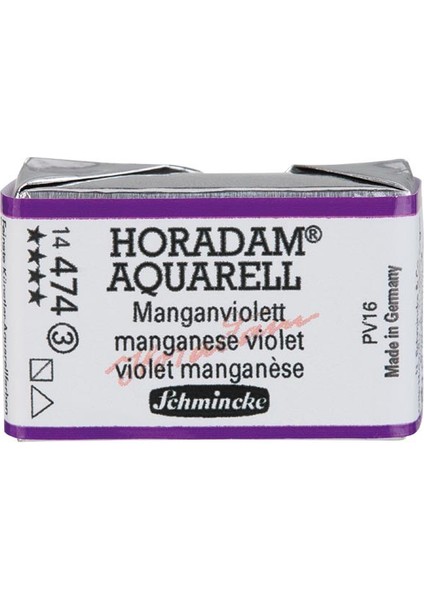 : Horadam Aquarell Artist : Tam Tablet Sulu Boya : Seri 3 : 474 Manganese Violet