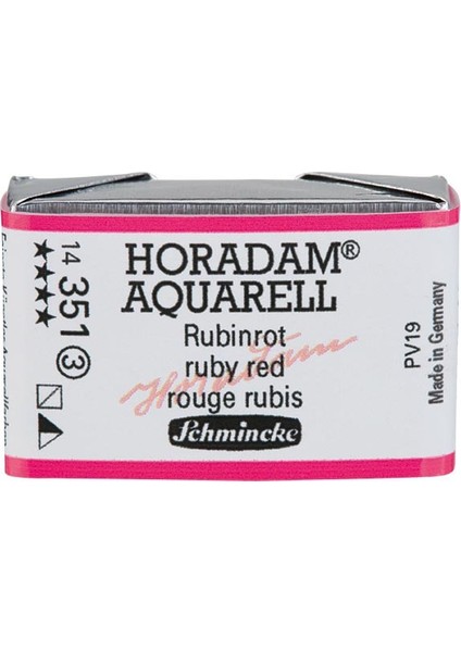 : Horadam Aquarell Artist : Tam Tablet Sulu Boya : Seri 3 : 351 Ruby Red