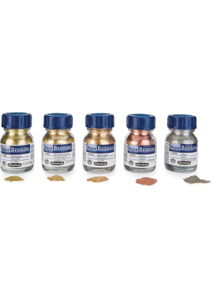 : Aqua Bronze : Sulu Boya Yaldız Pigment : 20 ml : 811 Rich Gold