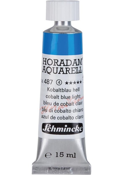 : Horadam Aquarell Artist : Tüp Sulu Boya : 15 ml : Seri 4 : 487 Cobalt Blue Light