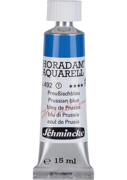 : Horadam Aquarell Artist : Tüp Sulu Boya : 15 ml : Seri 1 : 492 Prussian Blue