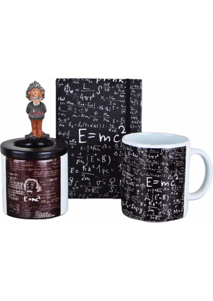 Einstein Biblolu Kalemlik Einstein Temalı Defter Einstein Kupa