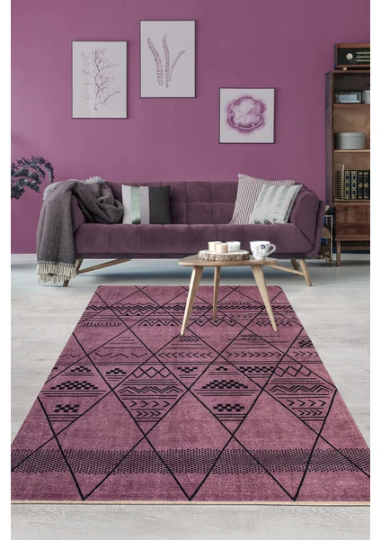 Angora Home  Vega Dekoratif Yeni Nesil Kilim4069 80 x 300 Dikdörtgen