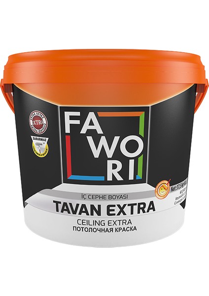 Tavan Extra Beyaz Extra Örtücü Sararmaz 17,5 kg