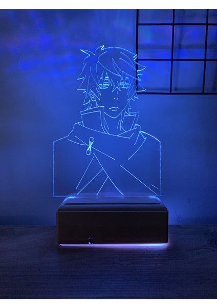 Naofumi Iwatani-The Rising Of The Shield Hero 16 Renk Gece Lambası modelleri