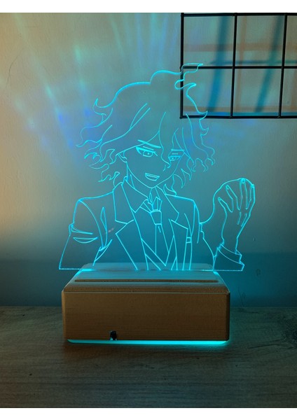 Nagito Komaeda 16 Renk Gece Lambası